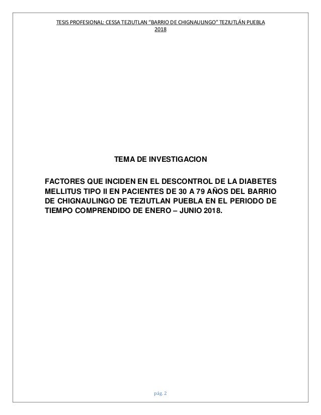 la experiencia reportada por el paciente mide la cura de la diabetes