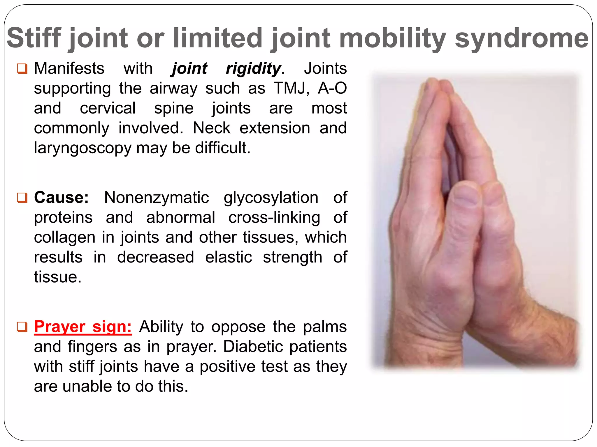 ANAESTHESIA FOR PATIENT WITH DIABETES MELLITUS | PPTX