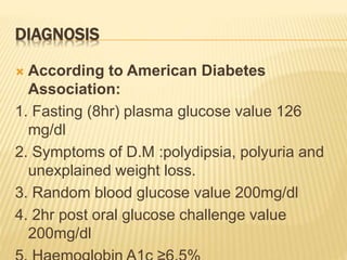 Anesthesia considration for DIABETES MELLITUS | PPTX
