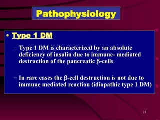Diabetes Mellitus, types, glycemic index of foods.ppt
