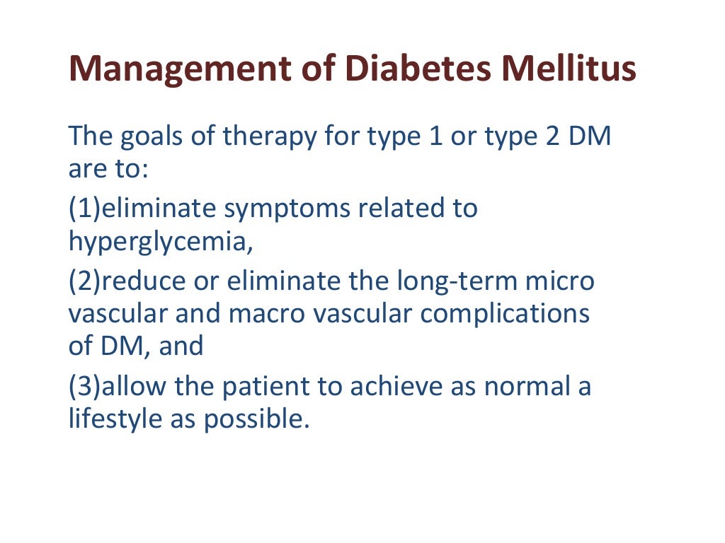 Diabetes mellitus (Part3) Laboratory diagnosis and management