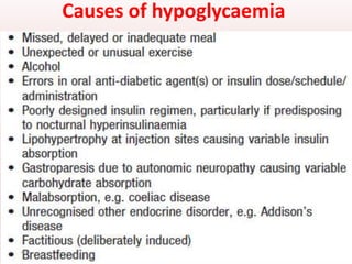 Causes of hypoglycaemia
41
 
