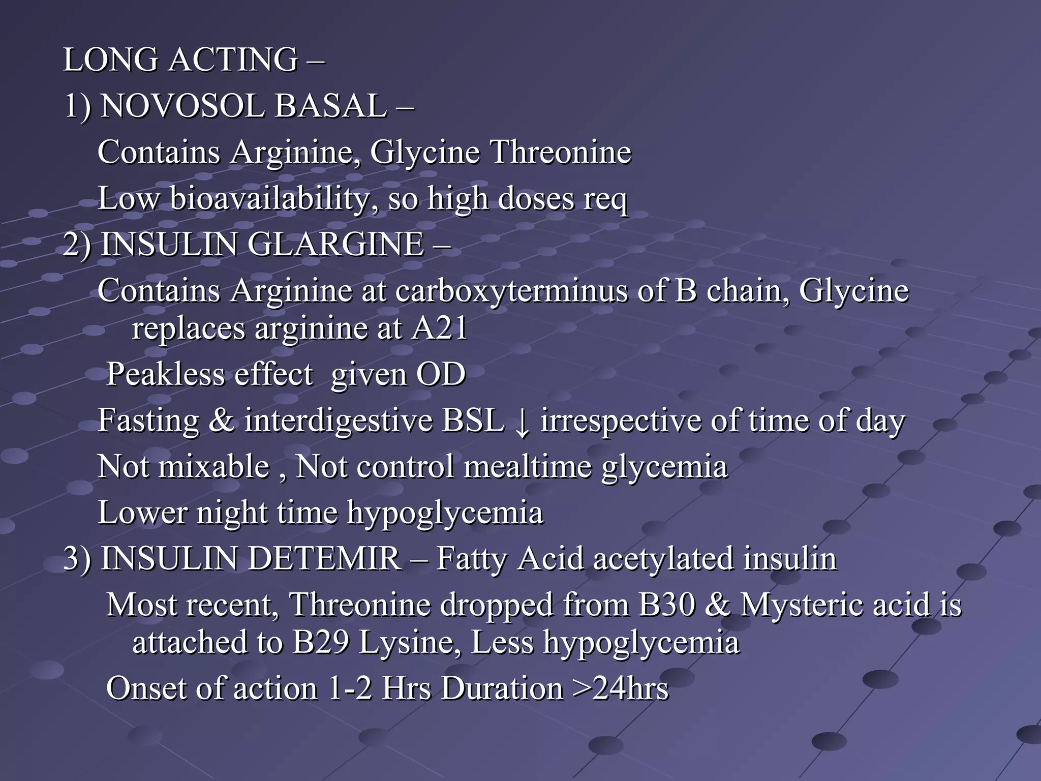 Pharmacology of type 1 Diabetes mellitus Insulin | PPT