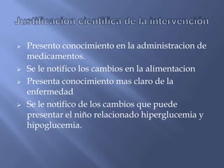 Casohipotetico     Niño de 7 añosllevadoporsumadre al consultorio del pediatra.la madreinforma al pediatraque el niñopresentaciertoscambiostomamuchaagua, orinafrecuente, tienehambreconstantemente, fatiga y debilidad. La madre le informa al pediatraque el niñohabiaperdido peso. Al pediatraexaminar el niñoencuentraque el peso del niñohabiadisminuidodesdesuultimavisitatambienque el niñoexpresosudeseo de ir al baño en dos ocasionesdurante el examenfisico.