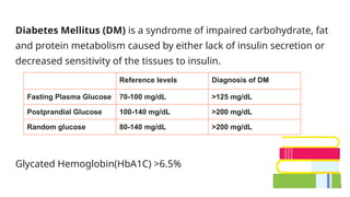 Random Lacks Diabetes Mellitus 29-01-2026.pptx....... | PPTX