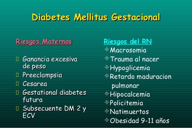 Diabetes mellitus gestacional Diabetes mellitus gestacional