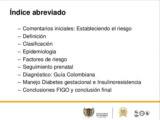 Diabetes mellitus gestacional valorando el riesgo marzo 25 Diabetes mellitus gestacional valorando el riesgo marzo 25