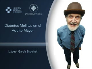 Diabetes Mellitus en el
Adulto Mayor
Lizbeth García Esquivel
 