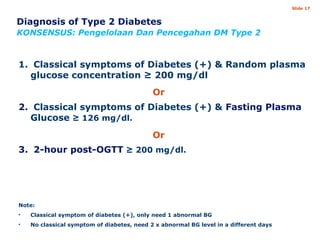 Manajemen Diabetes Mellitus Slide Lama Upload | PPT