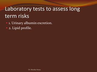 Laboratory diagnosis of Diabetes mellitus | PPTX