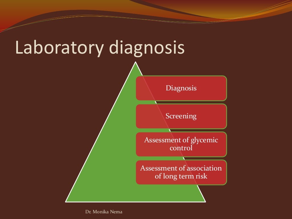 Laboratory diagnosis of Diabetes mellitus