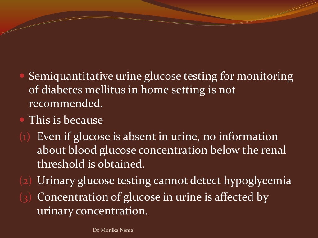Laboratory diagnosis of Diabetes mellitus