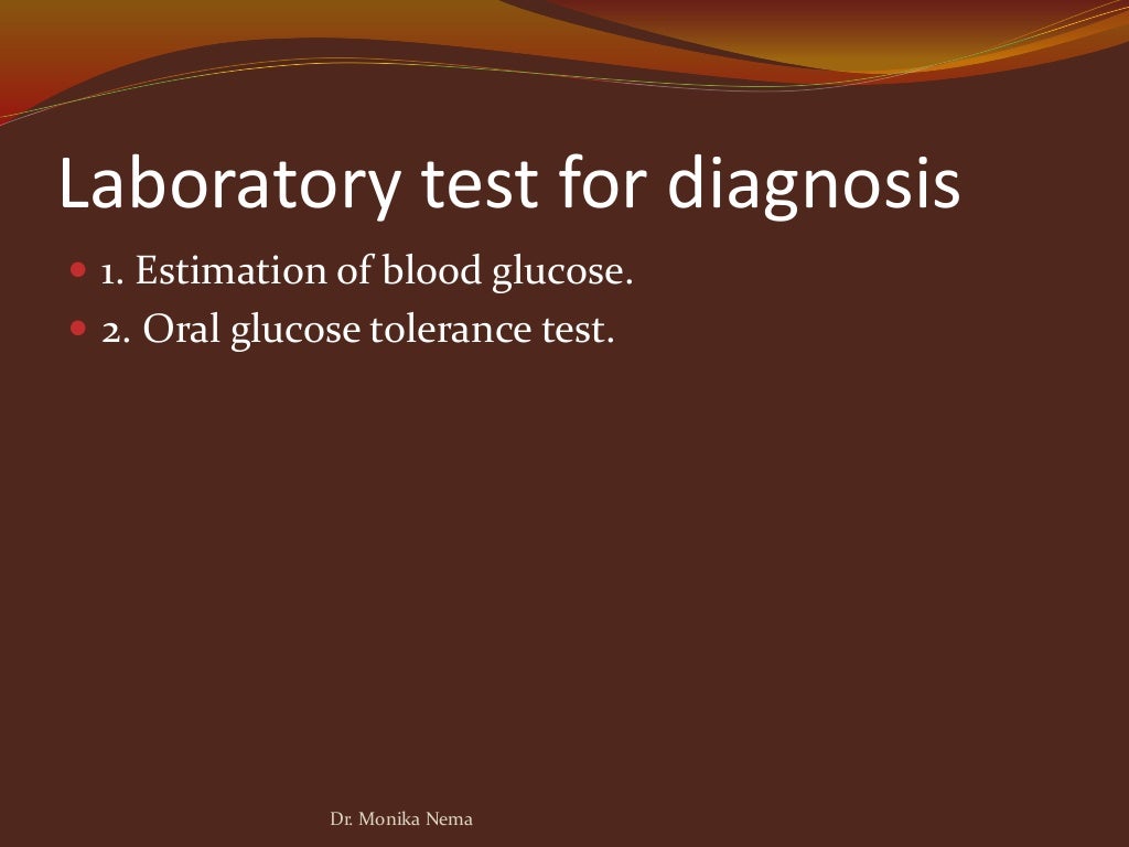Laboratory Diagnosis Slide
