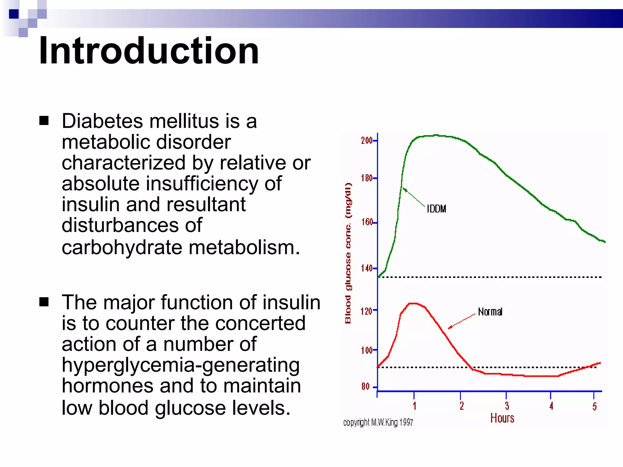 Diabetes Mellitus & Its Oral Manifestations | PPT