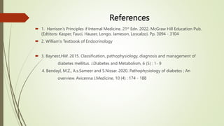Diabetes Mellitus Etiology and Pathophysiology | PPTX