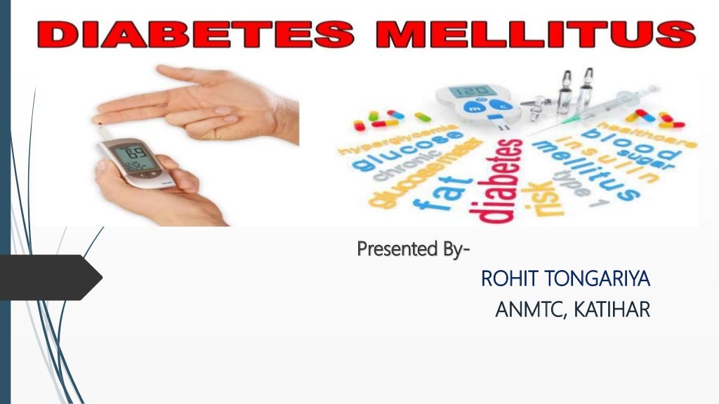 ppt presentation of diabetes mellitus