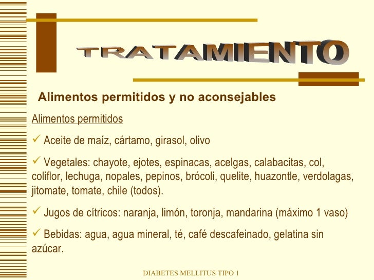 Diabetes Mellitus Tipo 1 Diabetes Mellitus Tipo 1