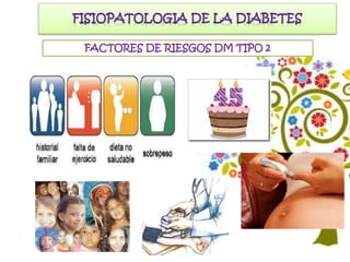 FACTORES DE RIESGOS DM TIPO 2
 