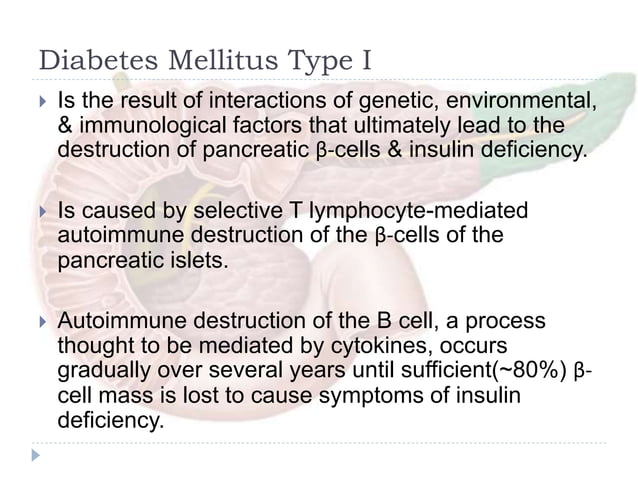 Diabetes mellitus type i | PPTX | Endocrine and Metabolic Diseases ...