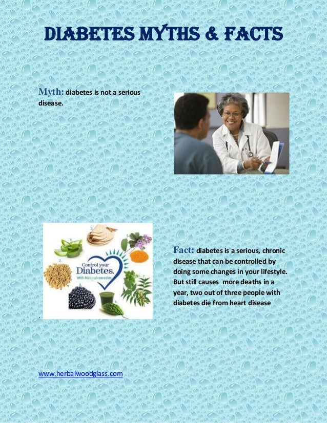 Diabetes myths and facts