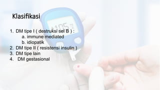 gejala diabetes pada anak di sekolah dan di rumah | PPTX