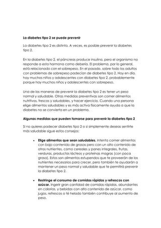 Diabetes, Paulina  Del Bosque