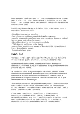 Diabetes, Paulina  Del Bosque