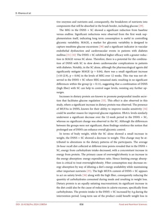 Efficacy of Diabetes Specific Nutrition Supplement on Glycemic and Gut ...