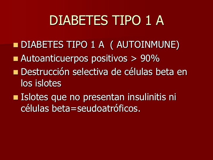 Diabetes tipo 1 Diabetes tipo 1