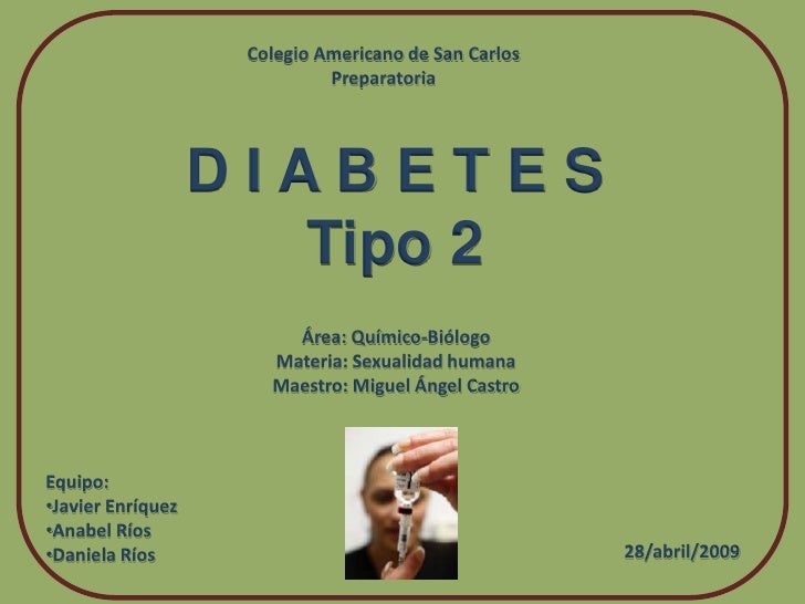 DIABETES TIPO II DIABETES TIPO II