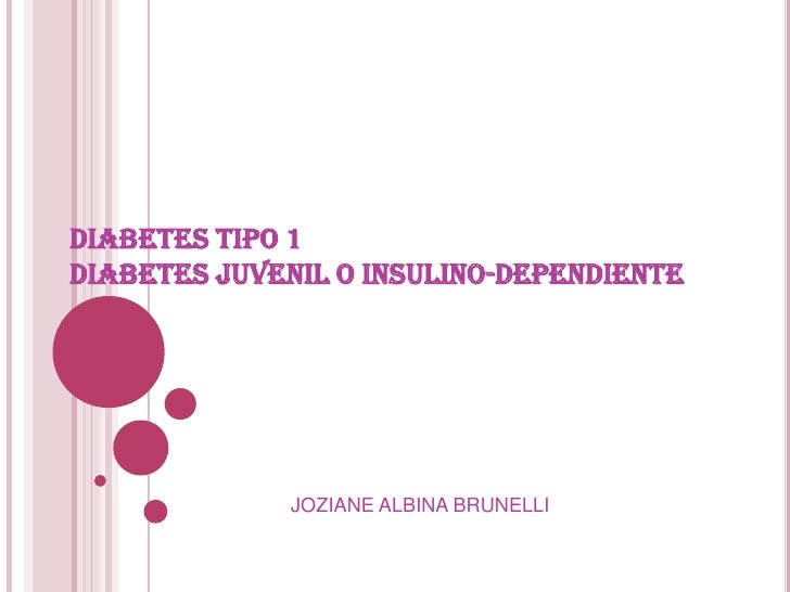 Diabetes tipo i Diabetes tipo i