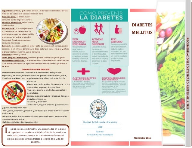 Diabetes triptico Diabetes triptico