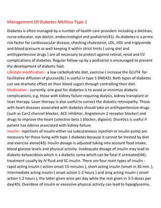 Diabetes type 1 | PDF