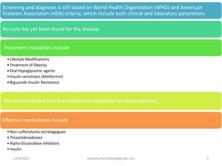 Type 2 Diabetes | PPTX