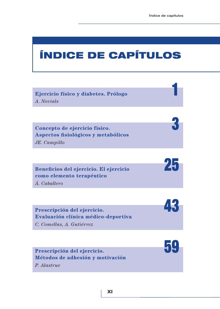 Diabetes y ejercicio Diabetes y ejercicio
