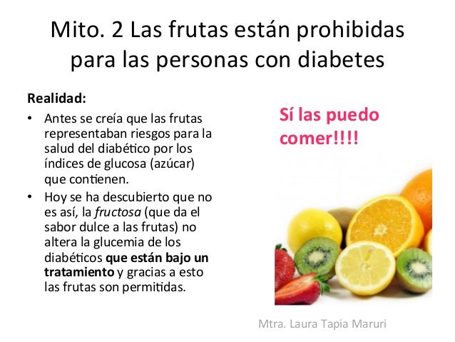 Diabetes y frutas Diabetes y frutas