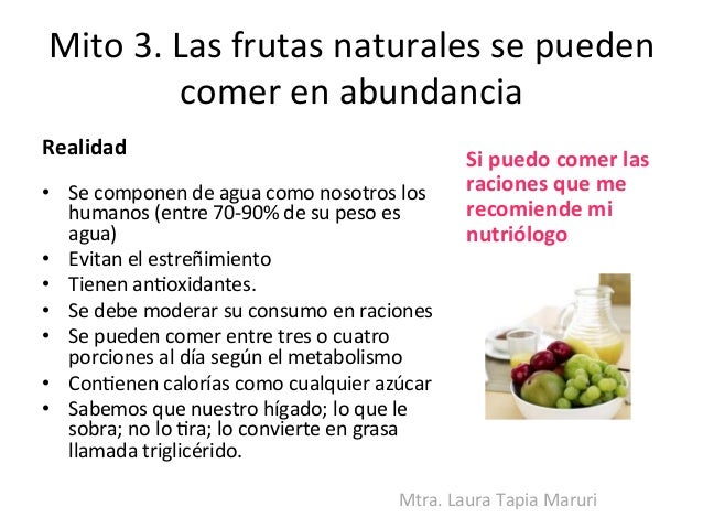 Diabetes y frutas Diabetes y frutas
