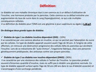 Alimentation en cas de diabète non-insulinodépendant, régime diabète de  type 2 ou DNID, régime pour diabétique : traitement, définition 