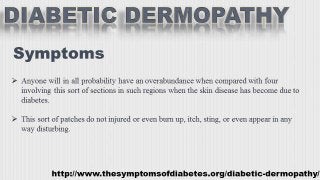 Diabetic Dermopathy