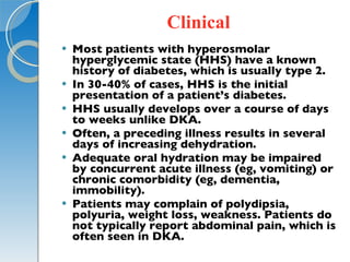 Hhs Dm Diabetic Emergancy | PPT