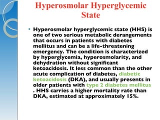 Hhs Dm Diabetic Emergancy | PPT
