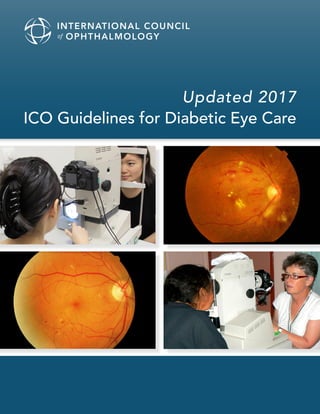 ICO Guidelines for Diabetic Eye Care
Updated 2017
 