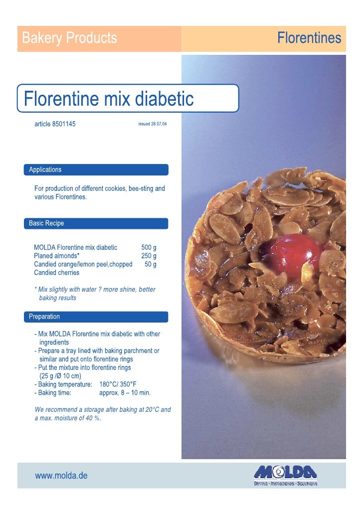 Diabetic Florentine Mix