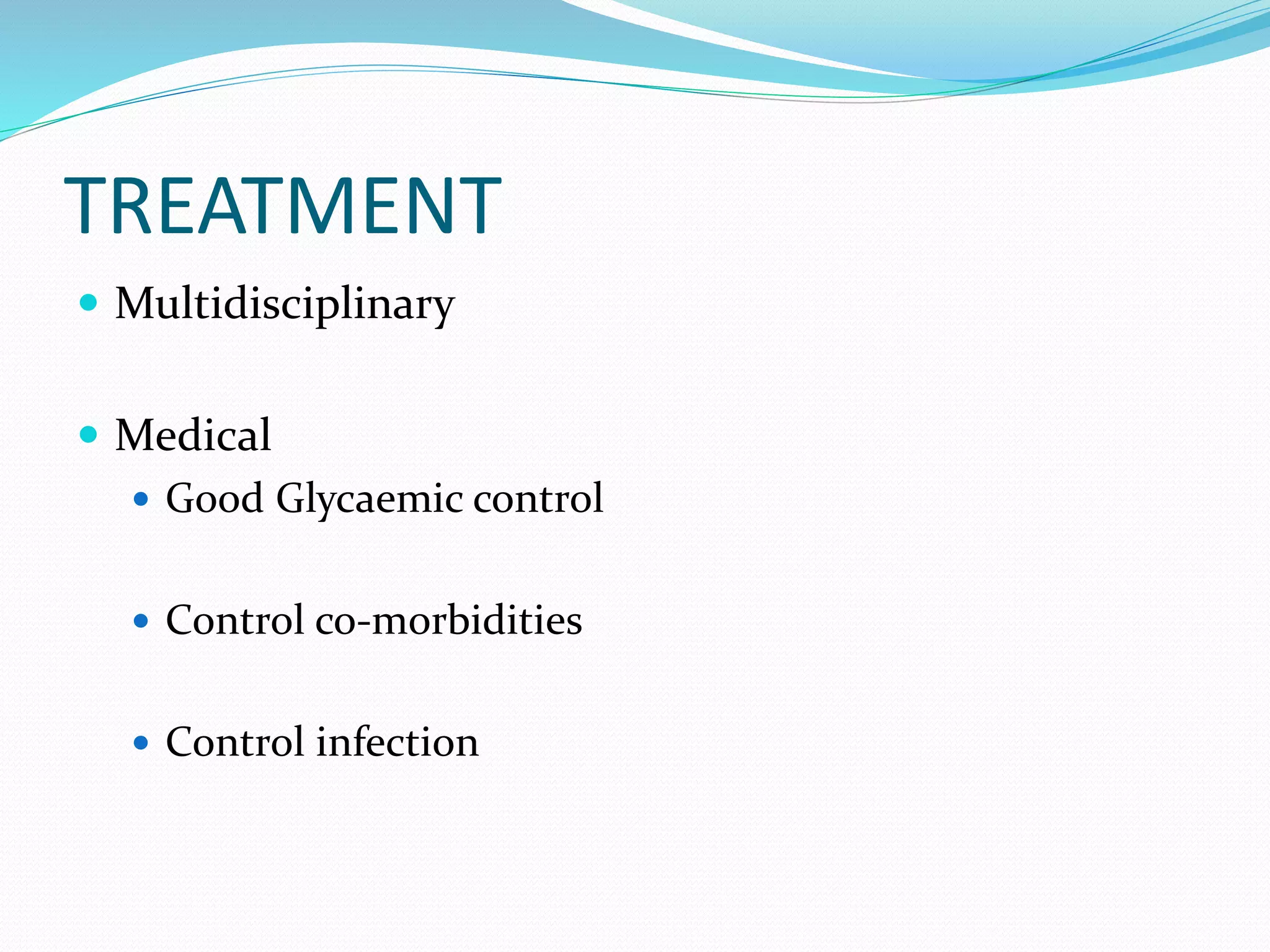 management Diabetic foot | PPTX