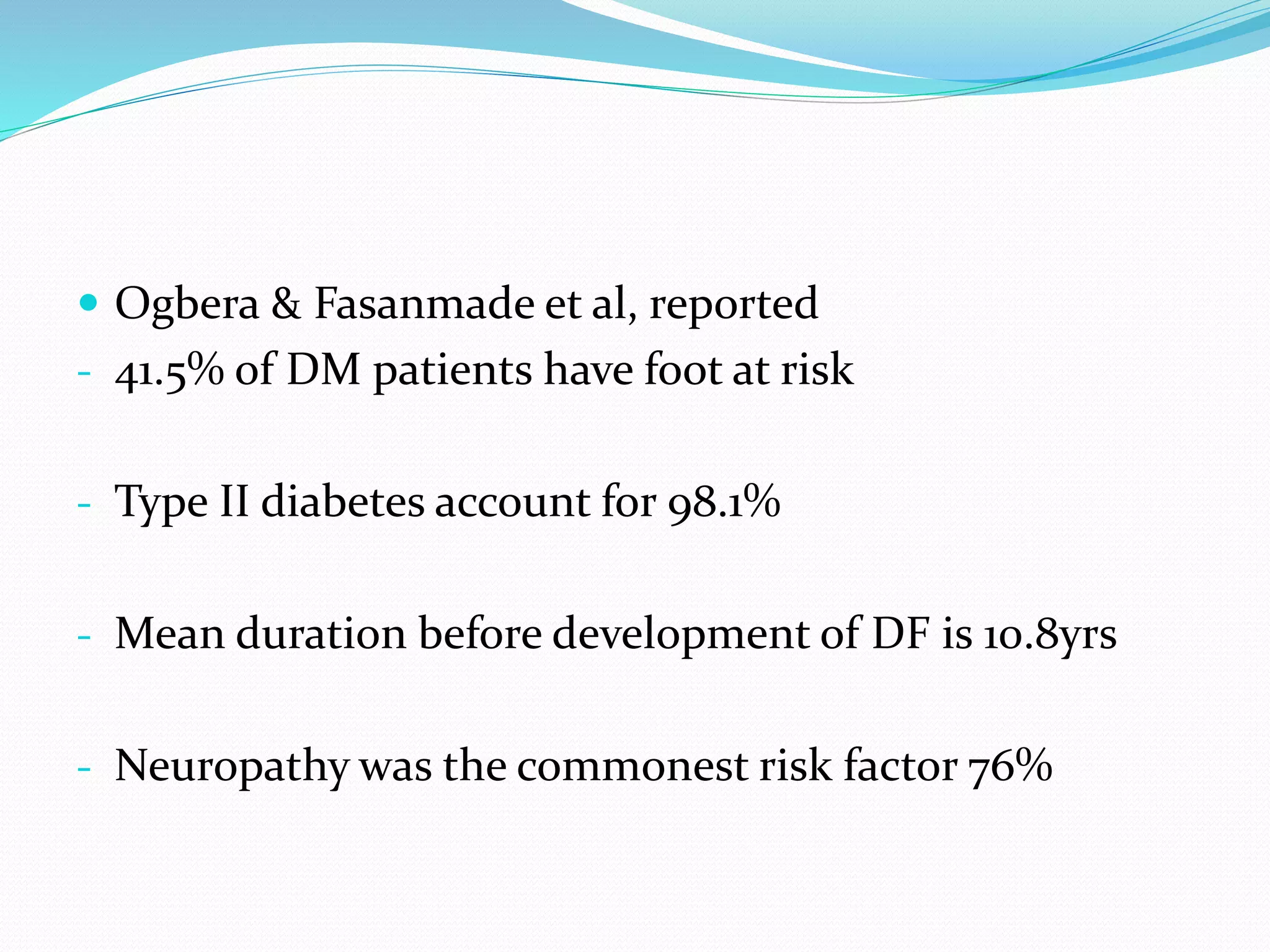 management Diabetic foot | PPTX