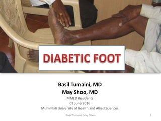 Basil Tumaini, MD
May Shoo, MD
MMED Residents
02 June 2016
Muhimbili University of Health and Allied Sciences
1Basil Tumaini, May Shoo
 