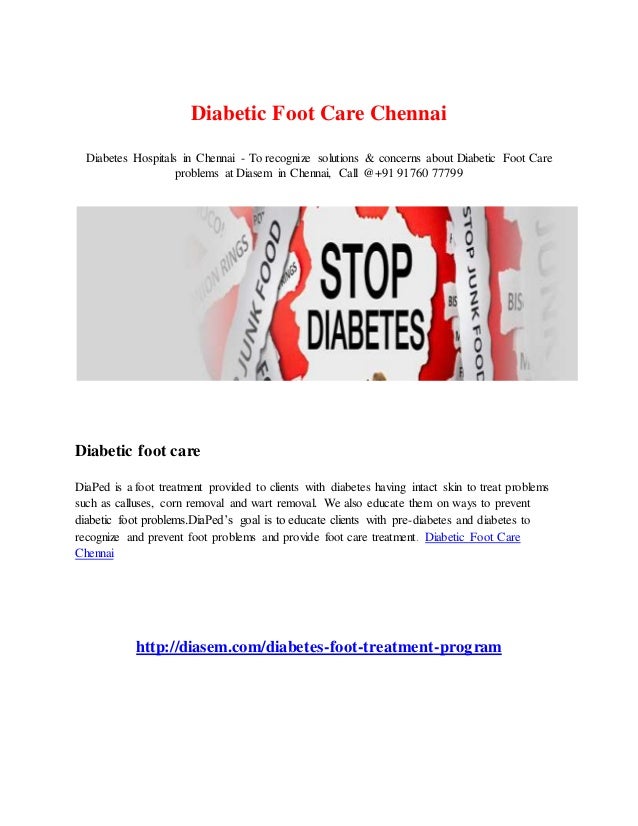 Diabetic foot care chennai