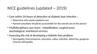 Diabetic Foot Management explained in de | PPTX