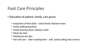 Diabetic Foot Management explained in de | PPTX