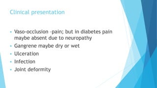 Diabetic Foot management protocol for medical students | PPTX